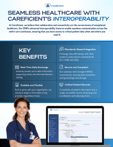Careficient interoperability features sheet